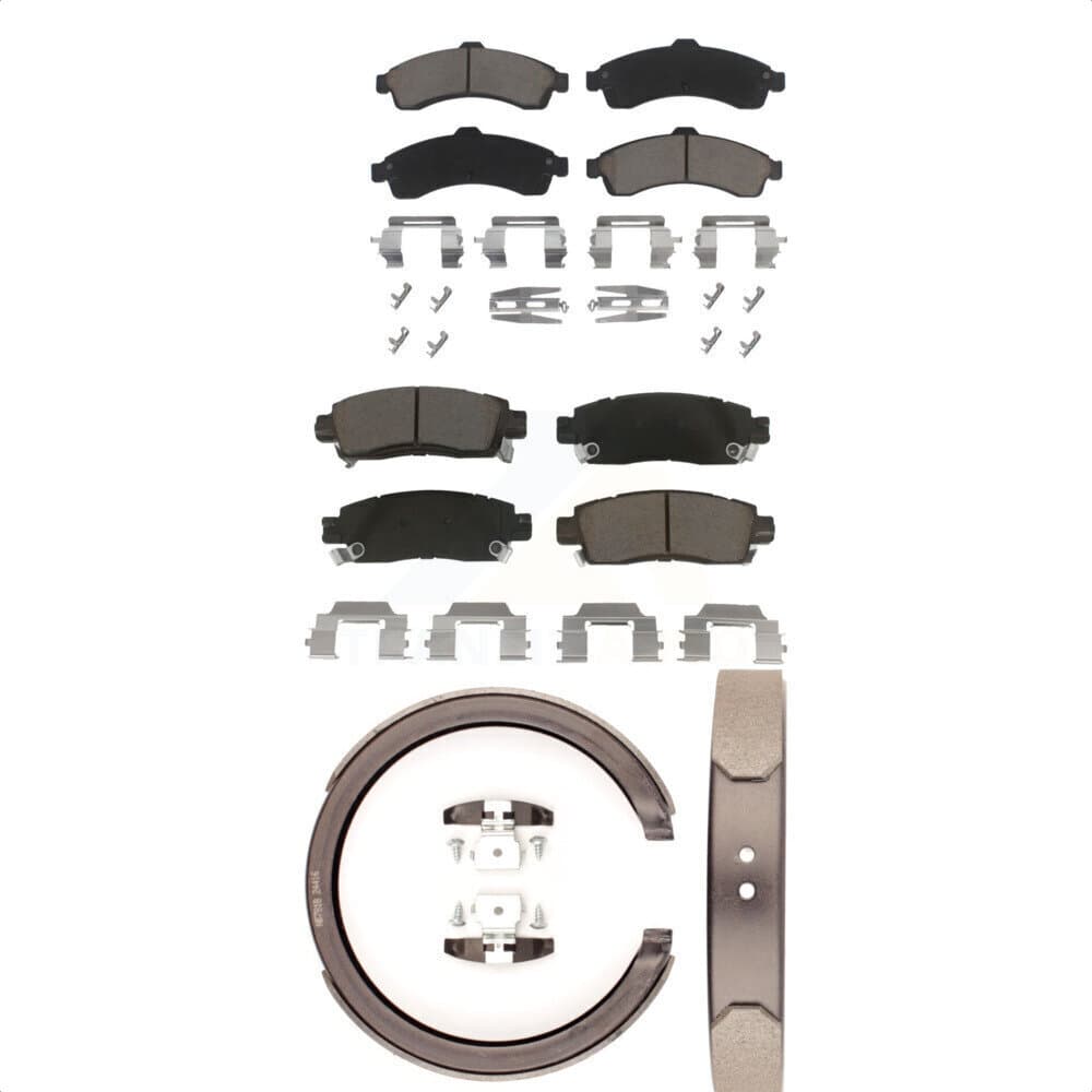 Transit Auto - KCN-100213 - Front and Rear Disc Brake Pad Kits image 1