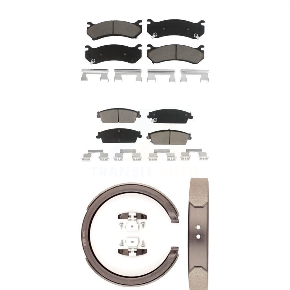 Transit Auto - KCN-100220 - Front and Rear Disc Brake Pad Kits image 1