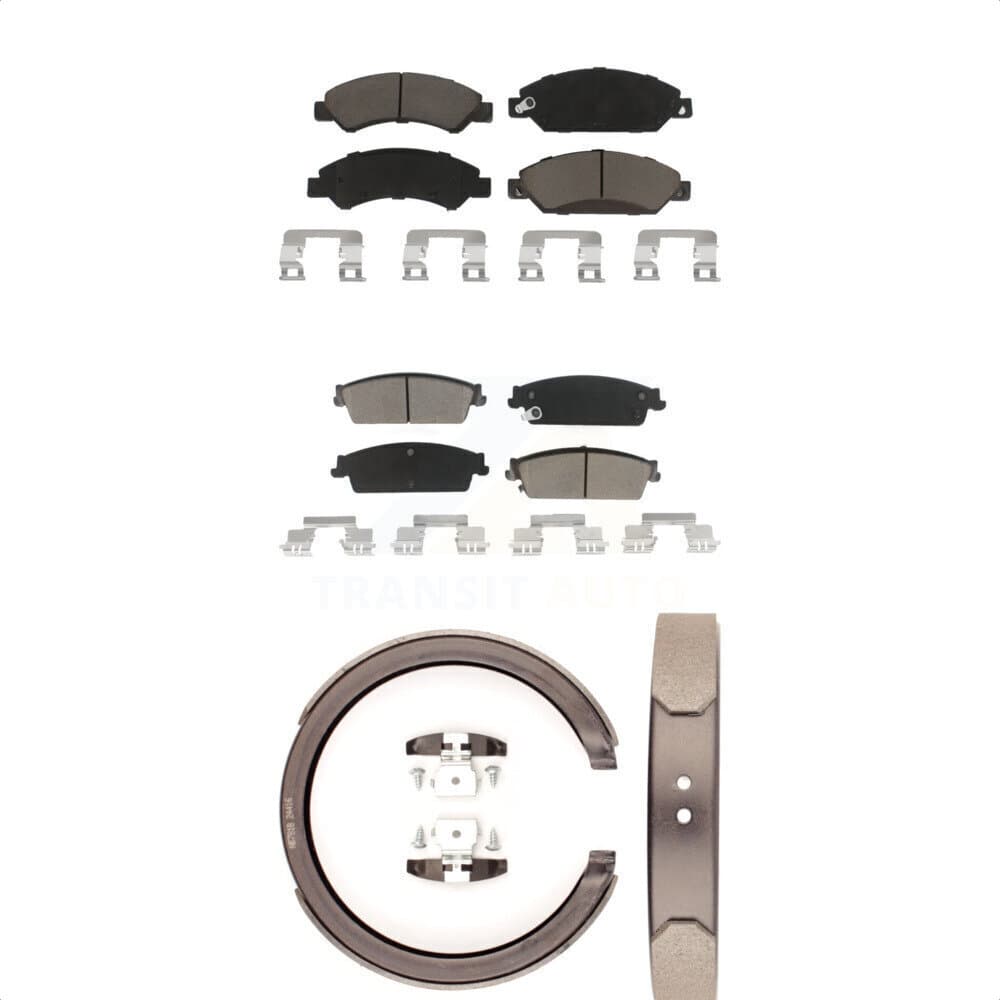 Transit Auto - KCN-100221 - Front and Rear Disc Brake Pad Kits image 1