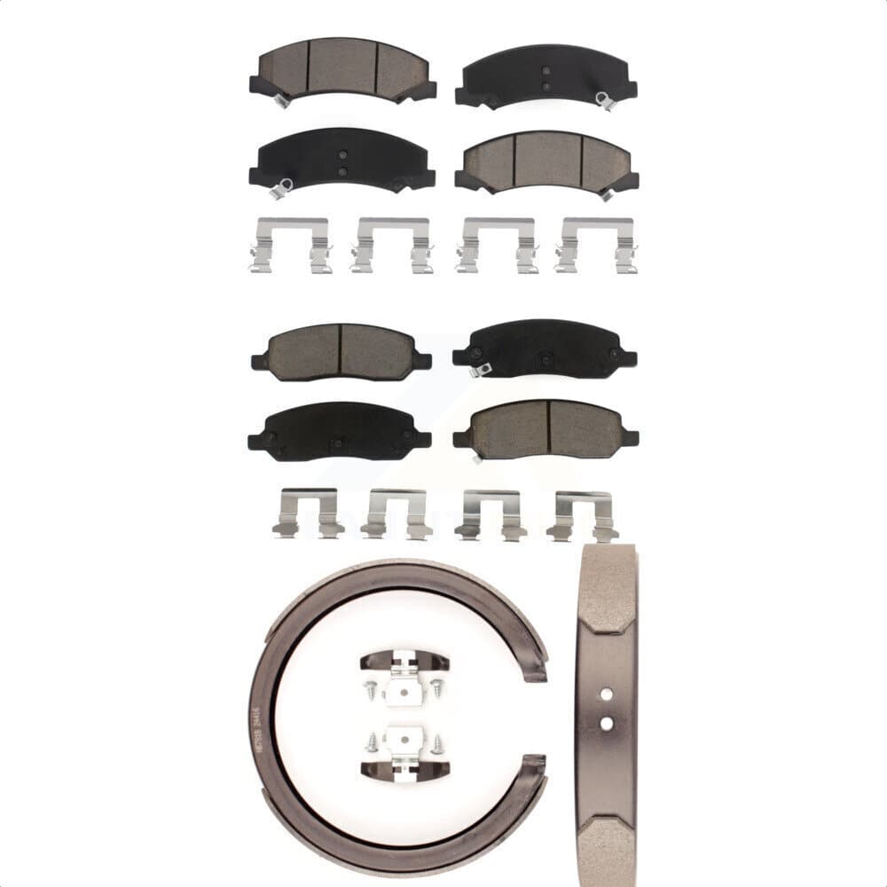 Transit Auto - KCN-100222 - Front and Rear Disc Brake Pad Kits image 1