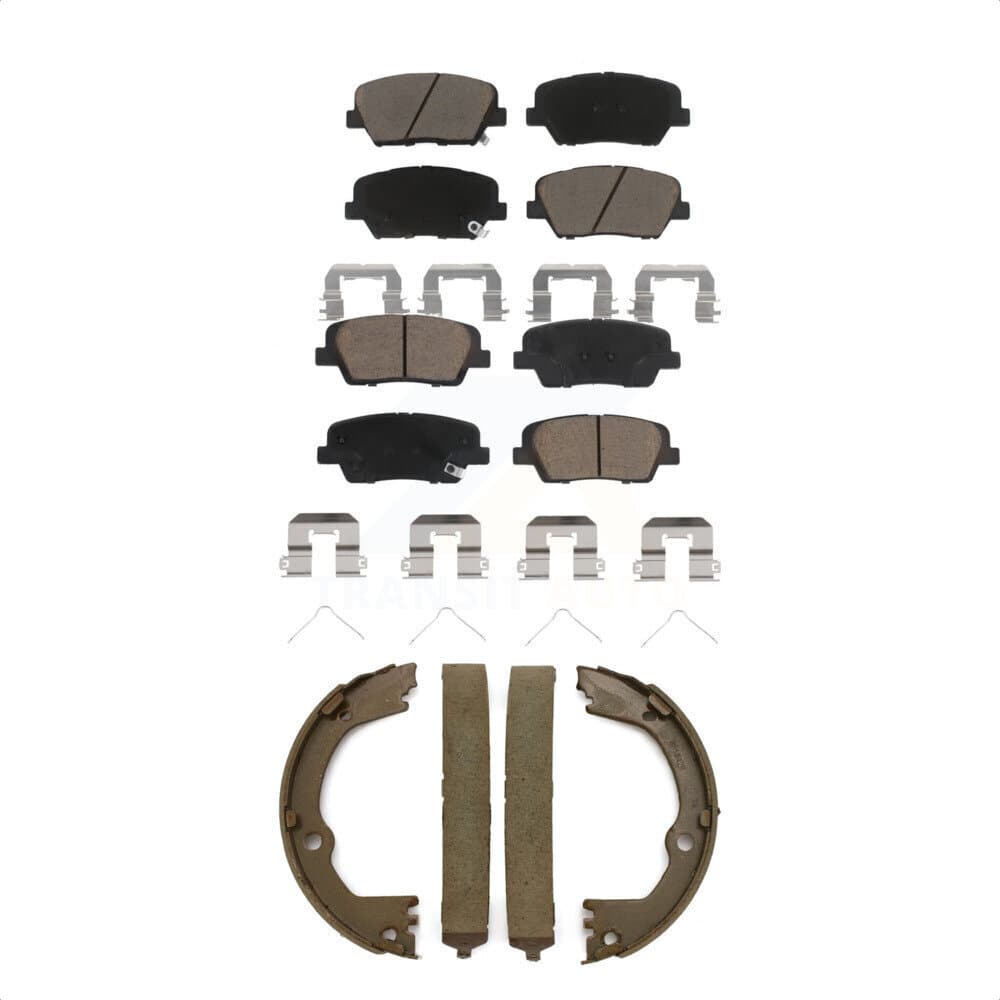 Transit Auto - KCN-100236 - Front and Rear Disc Brake Pad Kits image 1