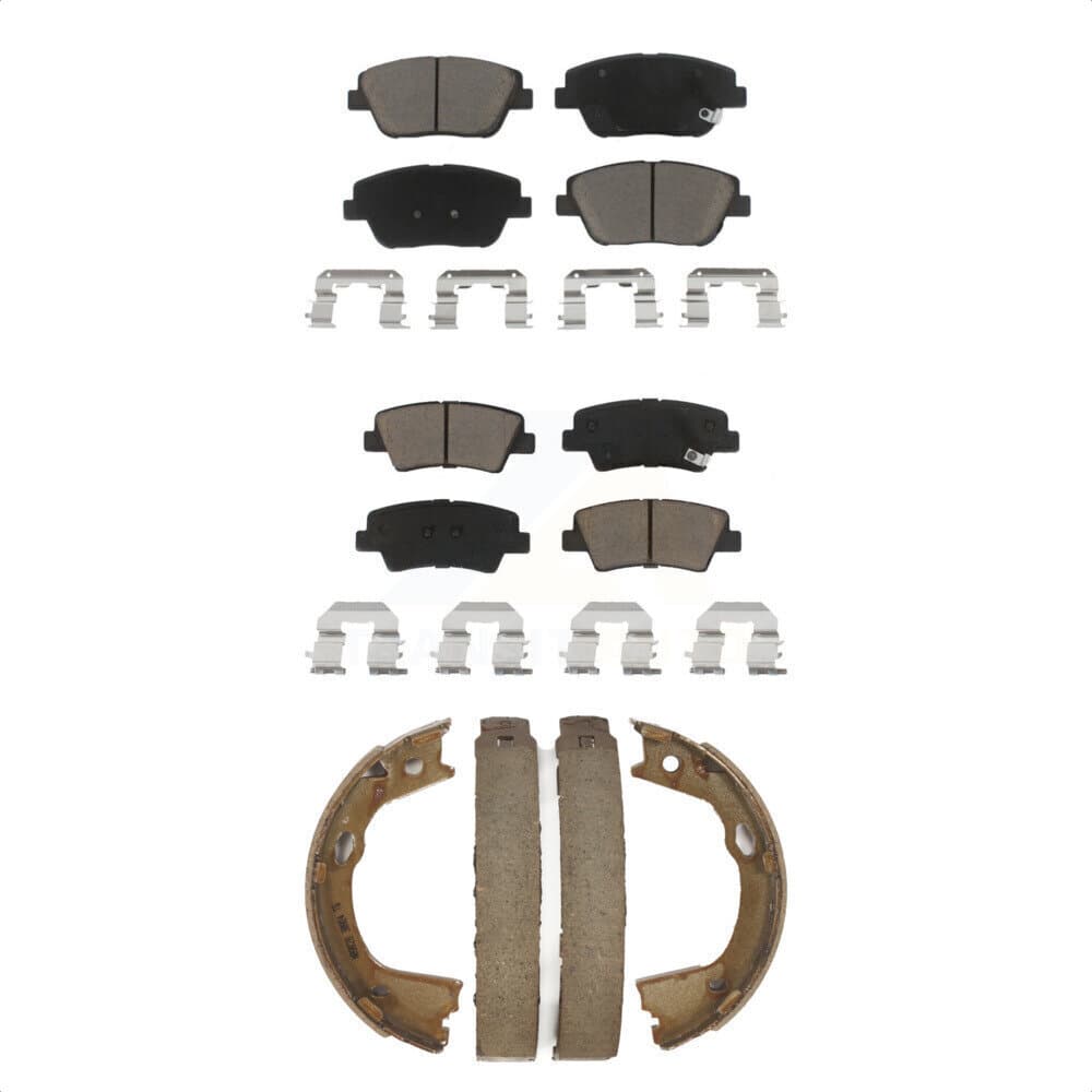 Transit Auto - KCN-100258 - Front and Rear Disc Brake Pad Kits image 1
