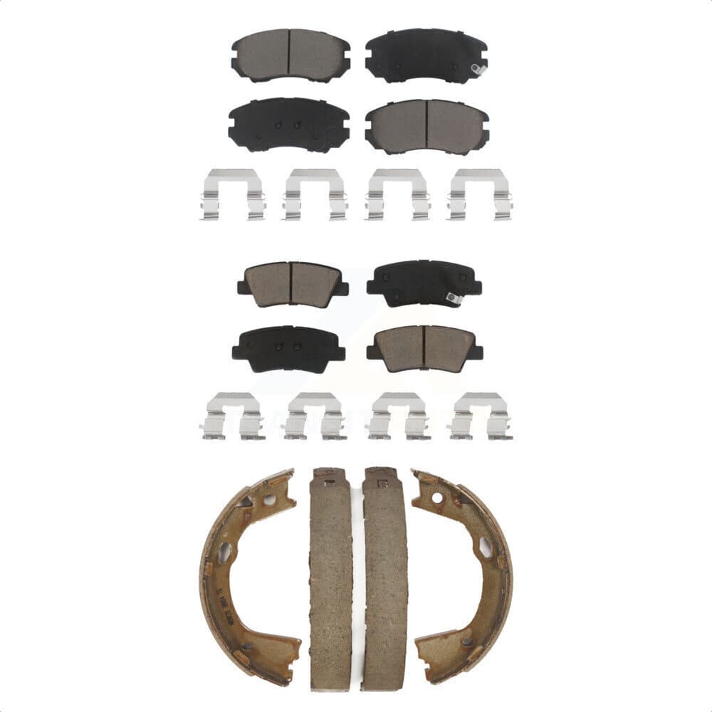 Transit Auto - KCN-100265 - Front and Rear Disc Brake Pad Kits image 1