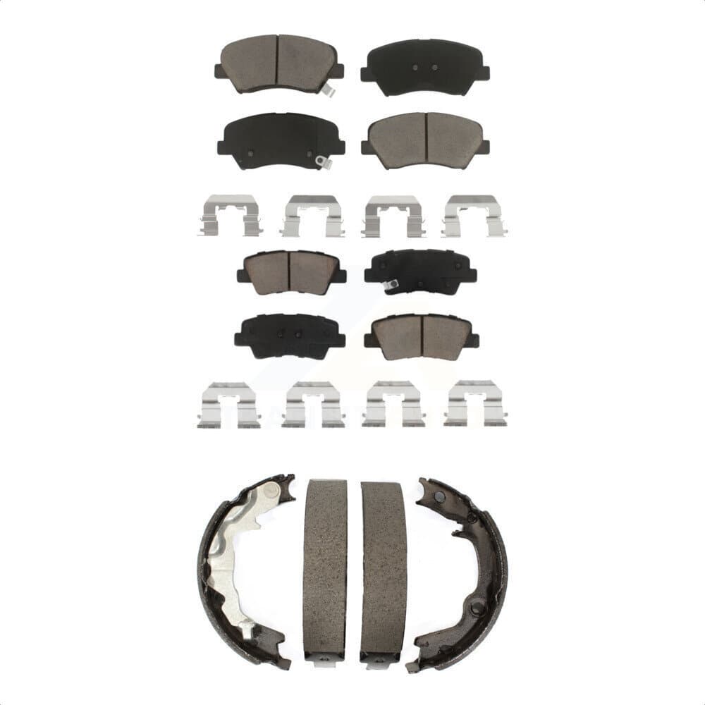 Transit Auto - KCN-100275 - Front and Rear Disc Brake Pad Kits image 1