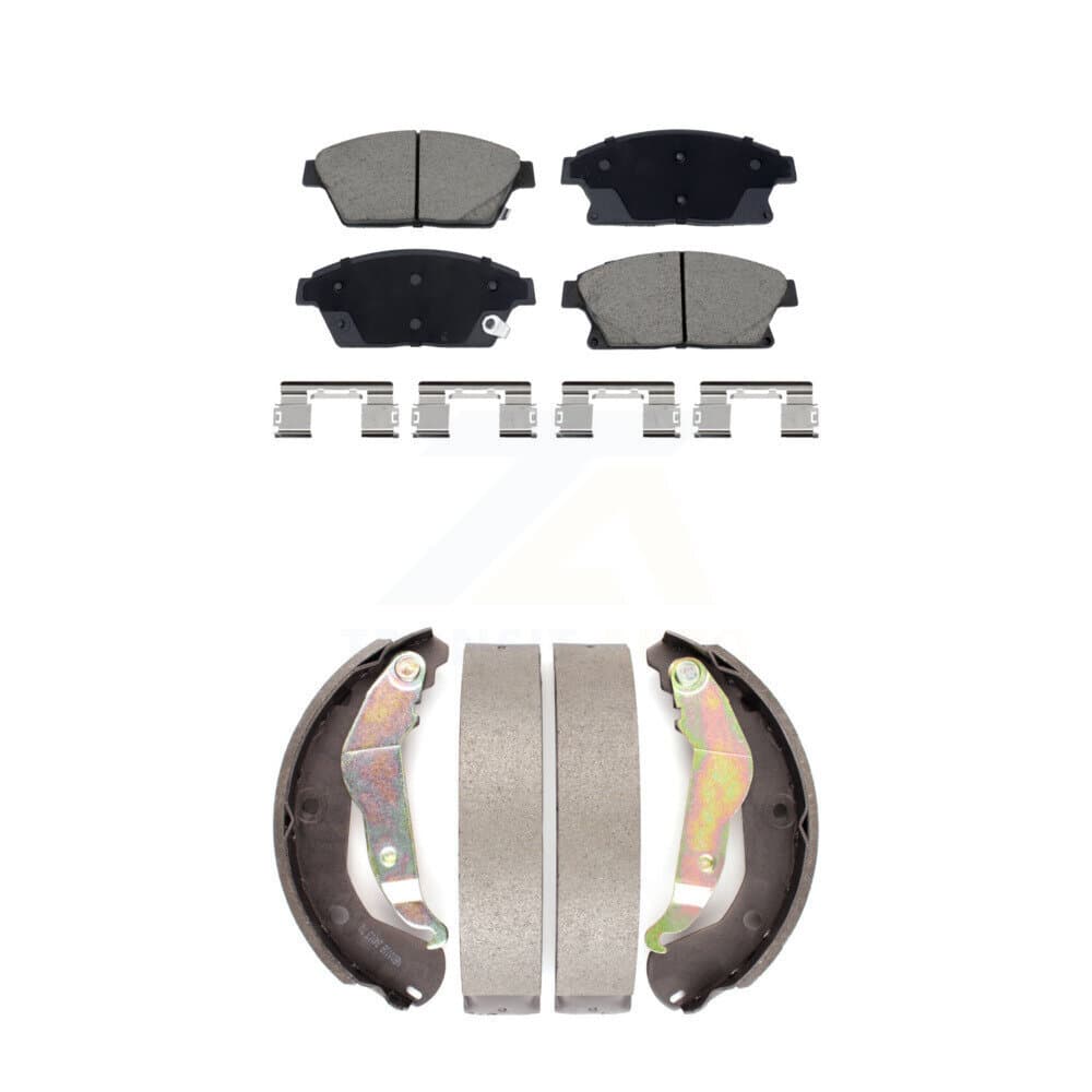 Transit Auto - KCN-100800 - Front and Rear Disc Brake Pad Kits image 1