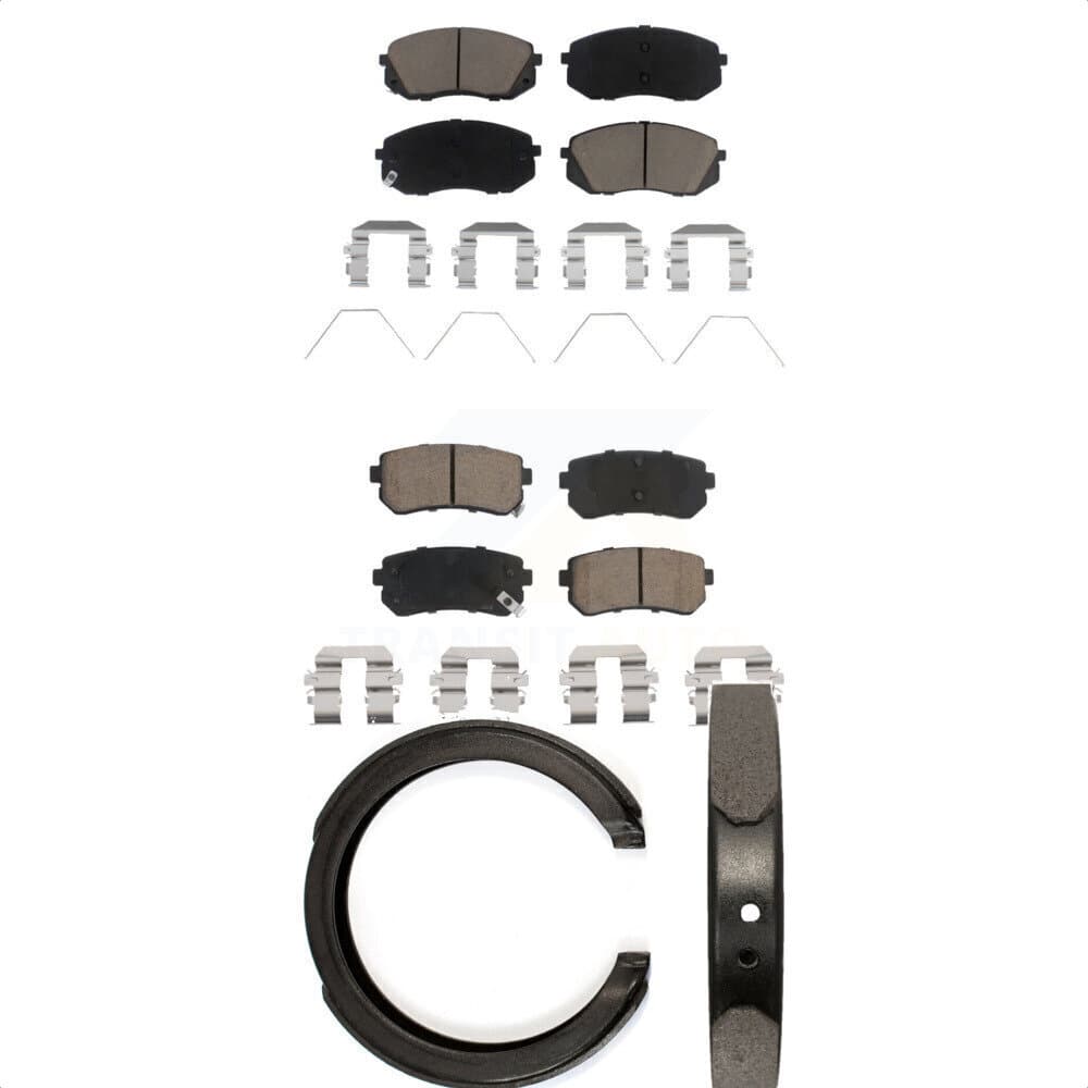Transit Auto - KCN-100857 - Front and Rear Disc Brake Pad Kits image 1