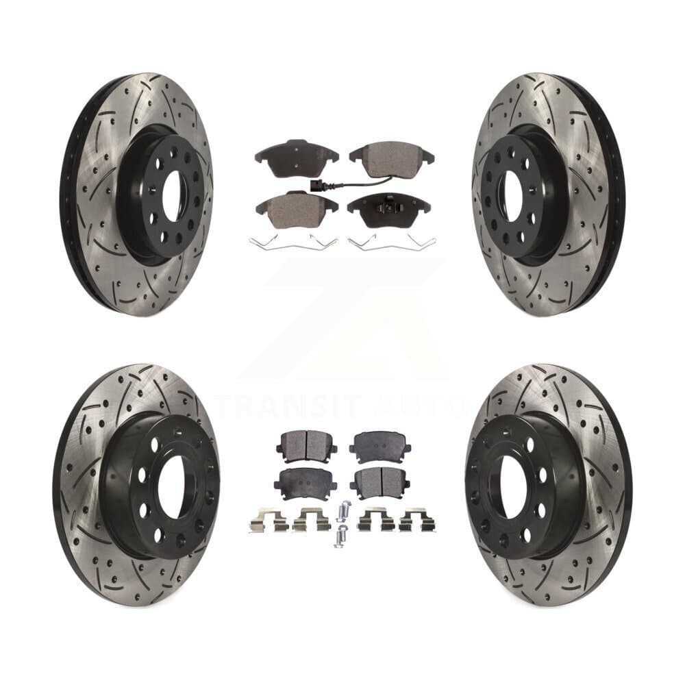 Transit Auto - KDF-100291 - Front and Rear Disc Brake Kits image 1