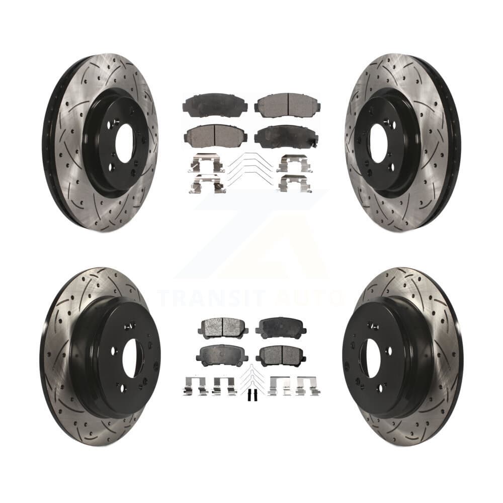 Transit Auto - KDF-100350 - Front and Rear Disc Brake Kits image 1