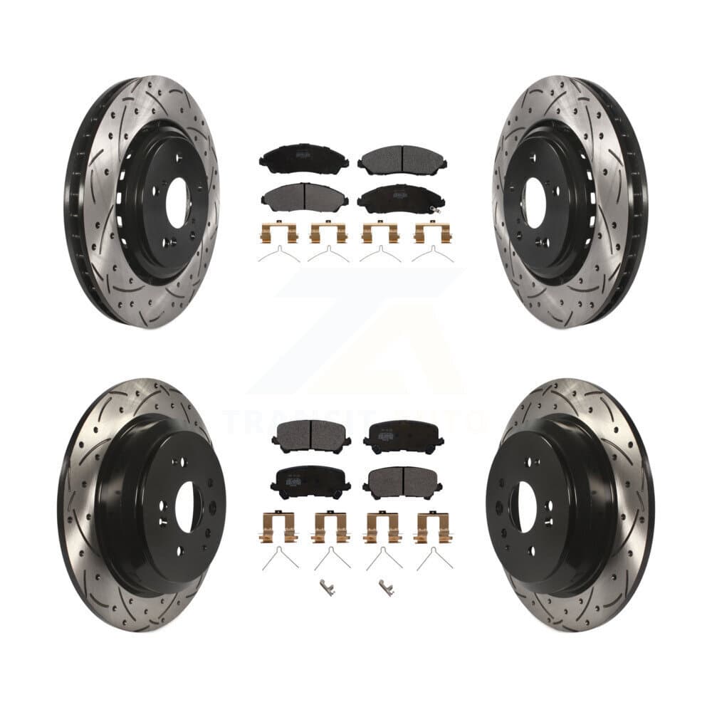 Transit Auto - KDF-100390 - Front and Rear Disc Brake Kits image 1