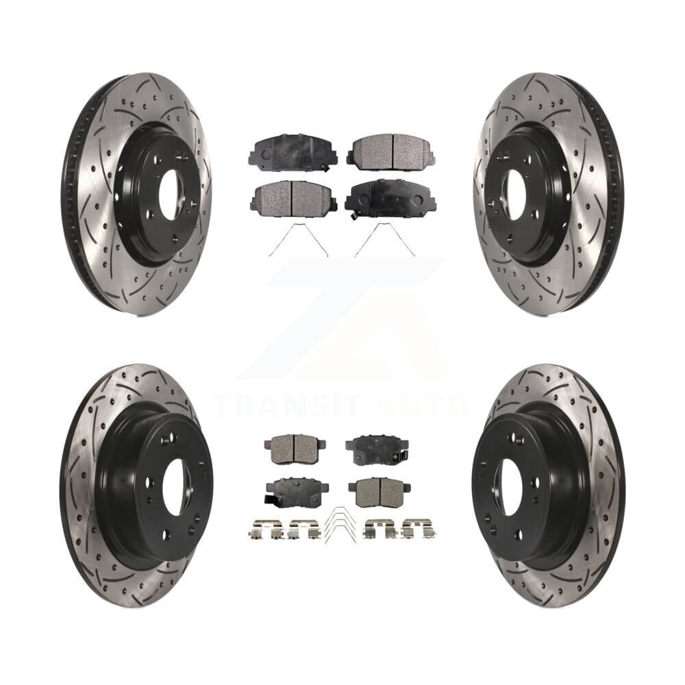Transit Auto - KDF-100407 - Front and Rear Disc Brake Kits image 1