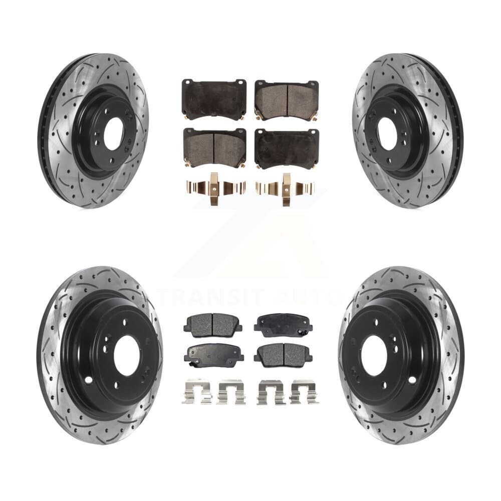 Transit Auto - KDF-100826 - Front and Rear Disc Brake Kits image 1