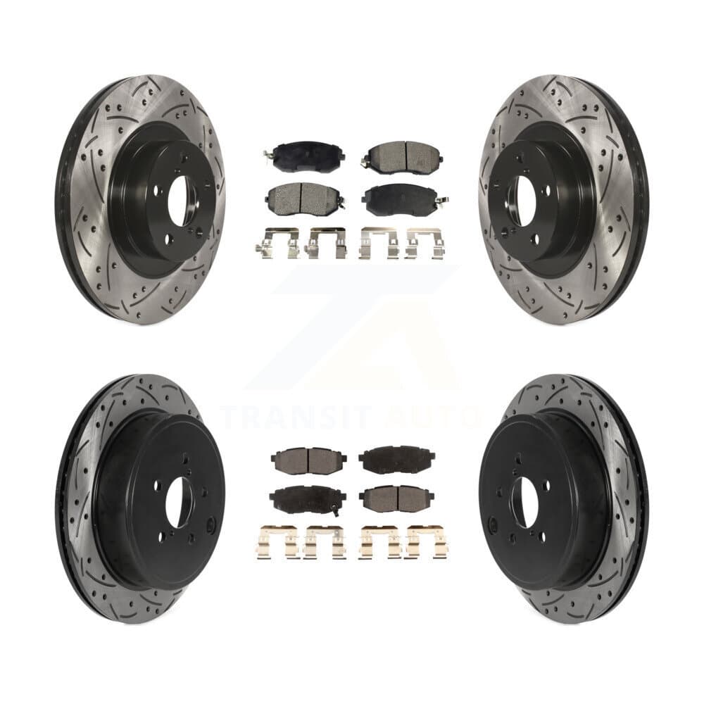 Transit Auto - KDF-100980 - Front and Rear Disc Brake Kits image 1