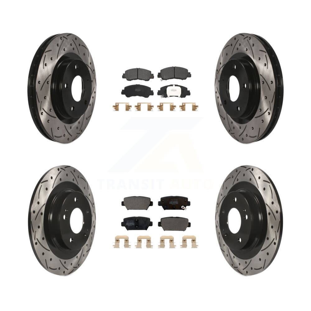 Transit Auto - KDF-101070 - Front and Rear Disc Brake Kits image 1
