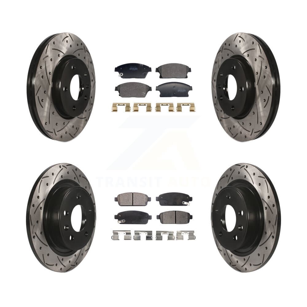 Transit Auto - KDF-101183 - Front and Rear Disc Brake Kits image 1