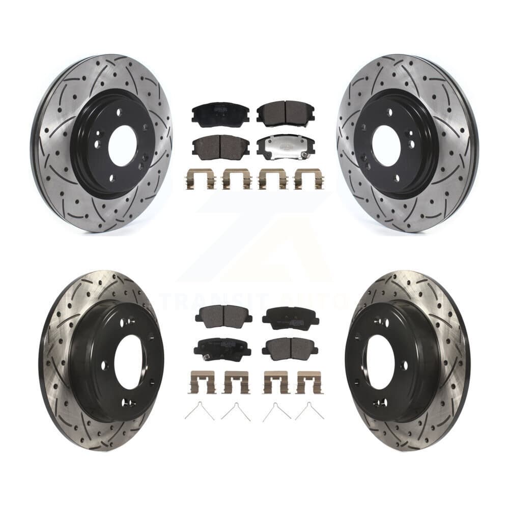 Transit Auto - KDF-101188 - Front and Rear Disc Brake Kits image 1