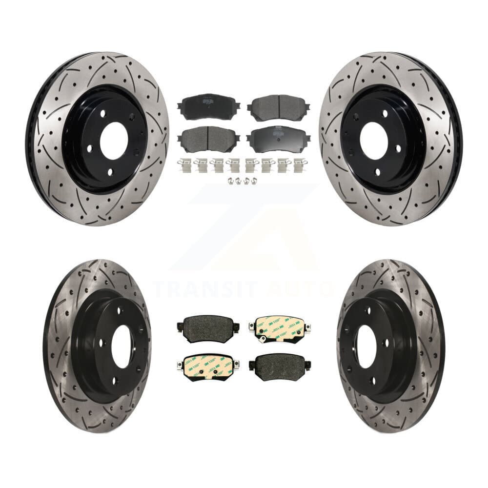 Transit Auto - KDF-101332 - Front and Rear Disc Brake Kits image 1