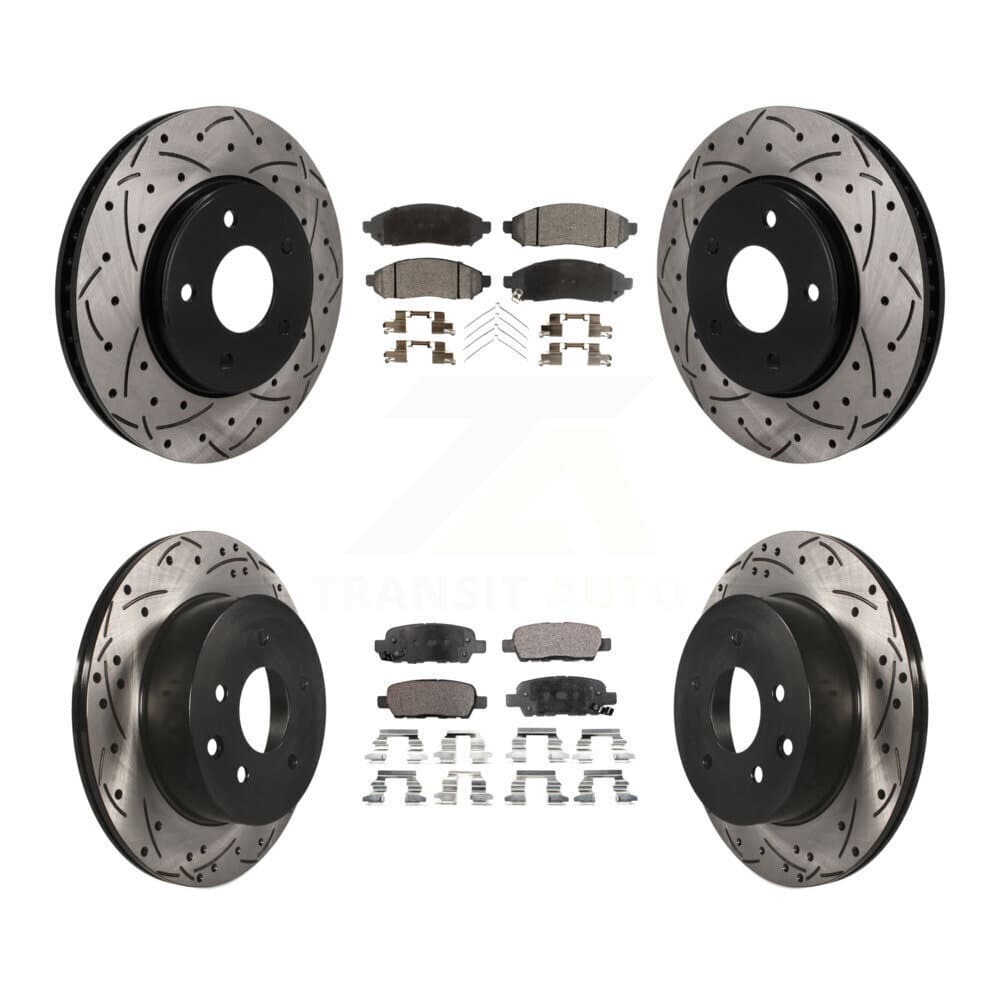 Transit Auto - KDF-101780 - Front and Rear Disc Brake Kits image 1
