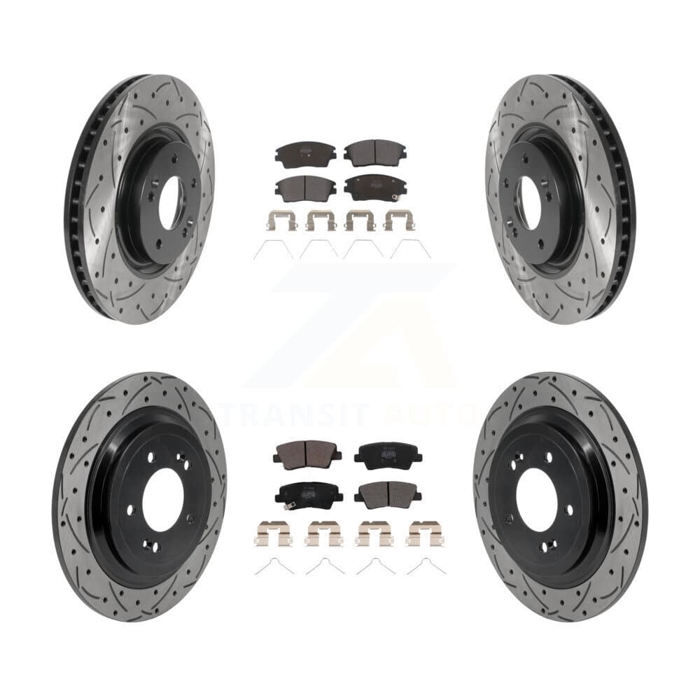 Transit Auto - KDF-101787 - Front and Rear Disc Brake Kits image 1