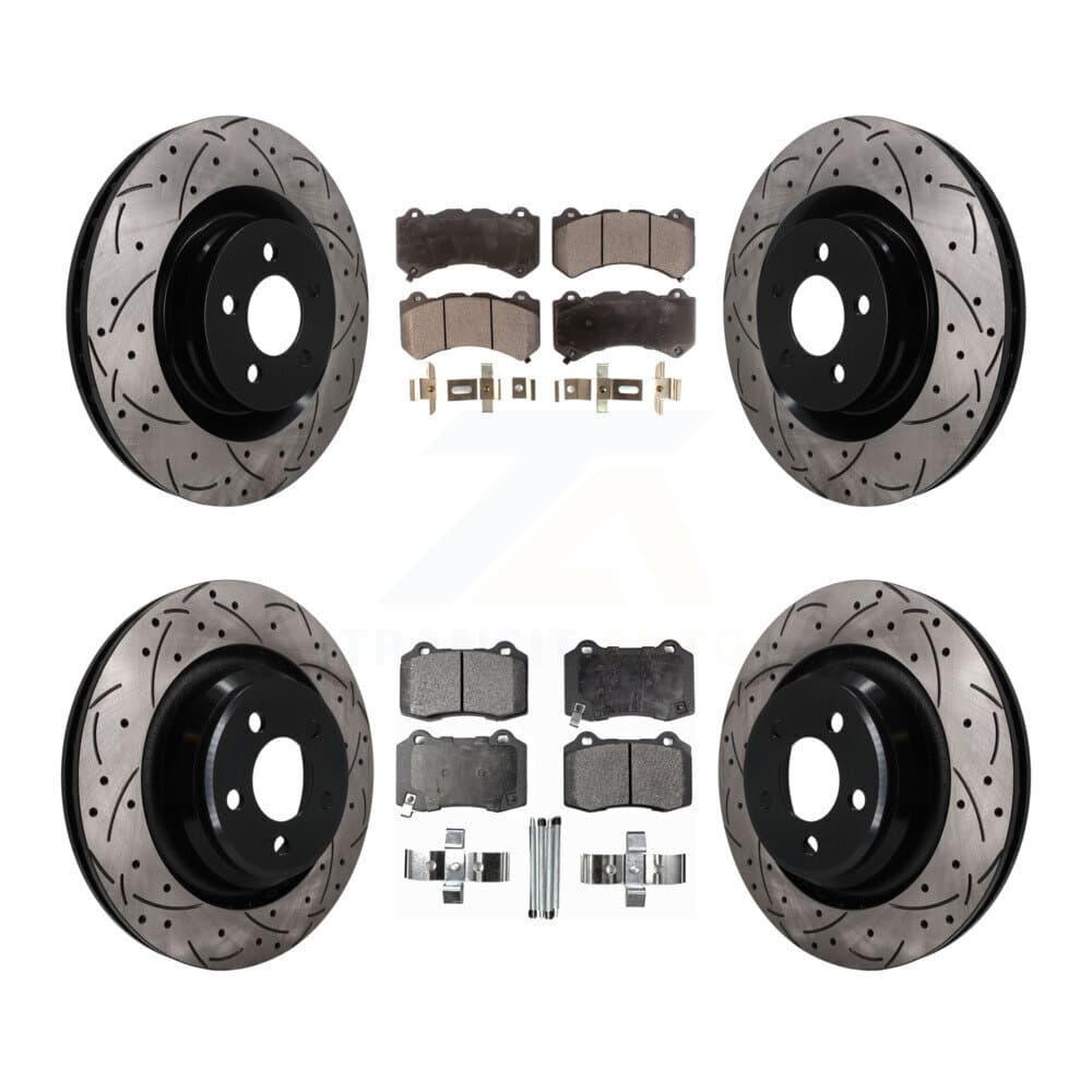Transit Auto - KDF-101842 - Front and Rear Disc Brake Kits image 1