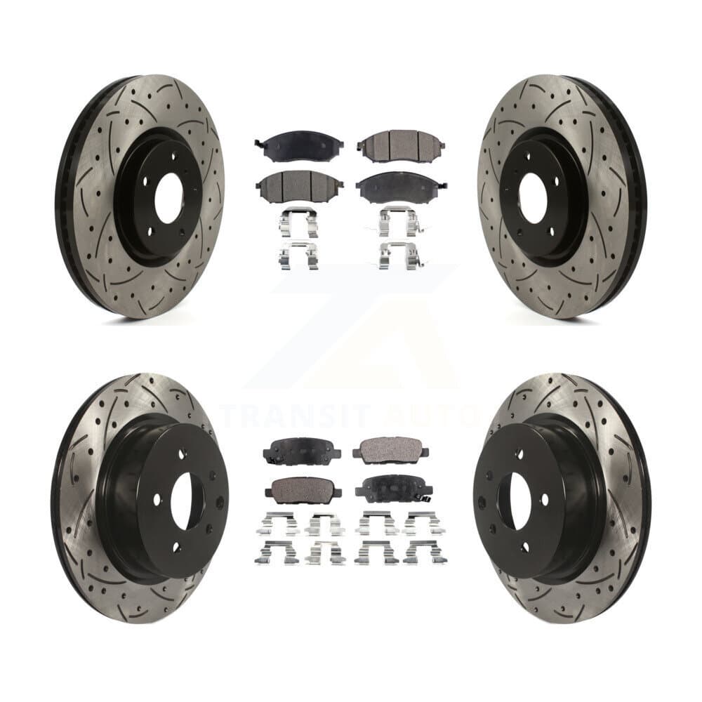 Transit Auto - KDF-101853 - Front and Rear Disc Brake Kits image 1