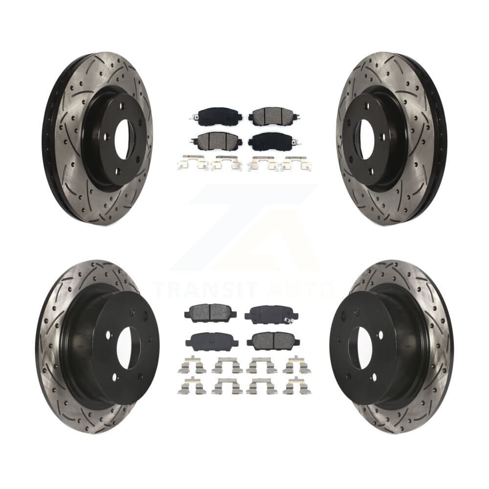 Transit Auto - KDS-100370 - Front and Rear Disc Brake Kits image 1