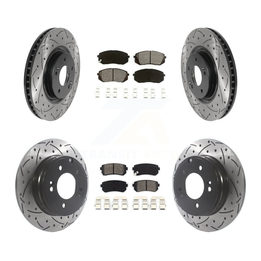 Transit Auto - KDS-100752 - Front and Rear Disc Brake Kits image 1