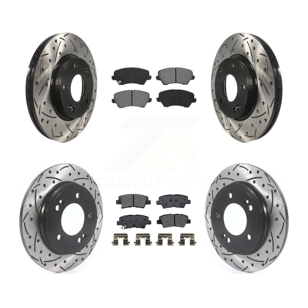 Transit Auto - KDS-100927 - Front and Rear Disc Brake Kits image 1