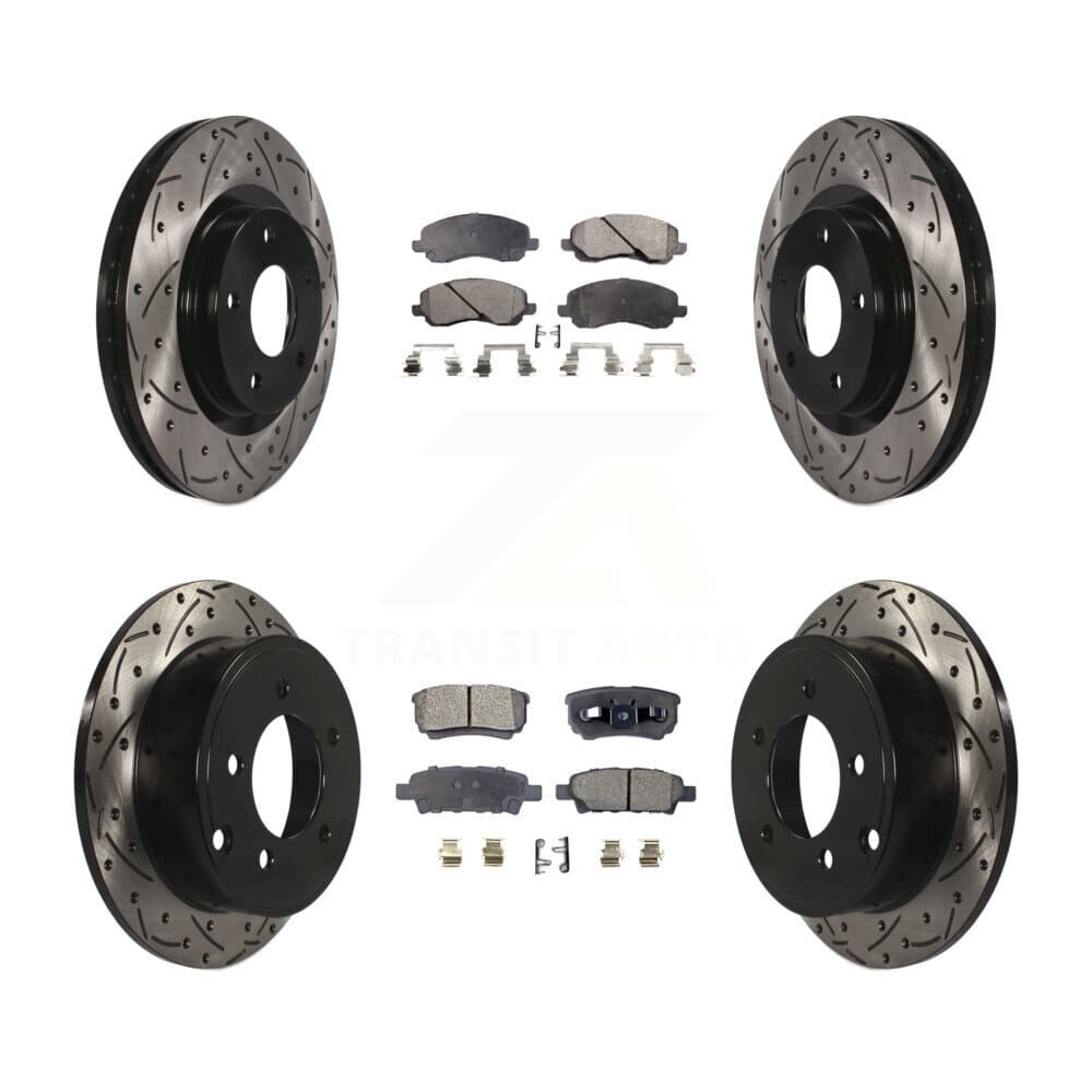 Transit Auto - KDT-100260 - Front and Rear Disc Brake Kits image 1