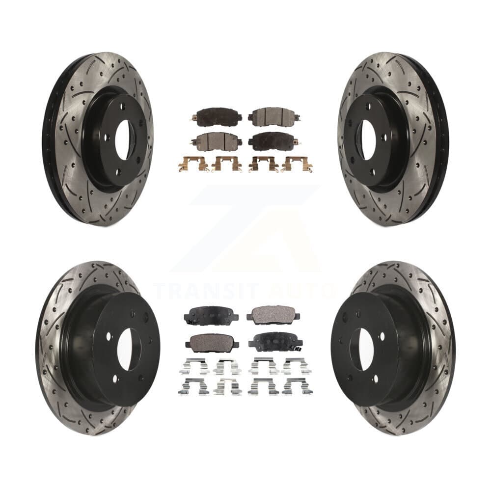 Transit Auto - KDT-100416 - Front and Rear Disc Brake Kits image 1