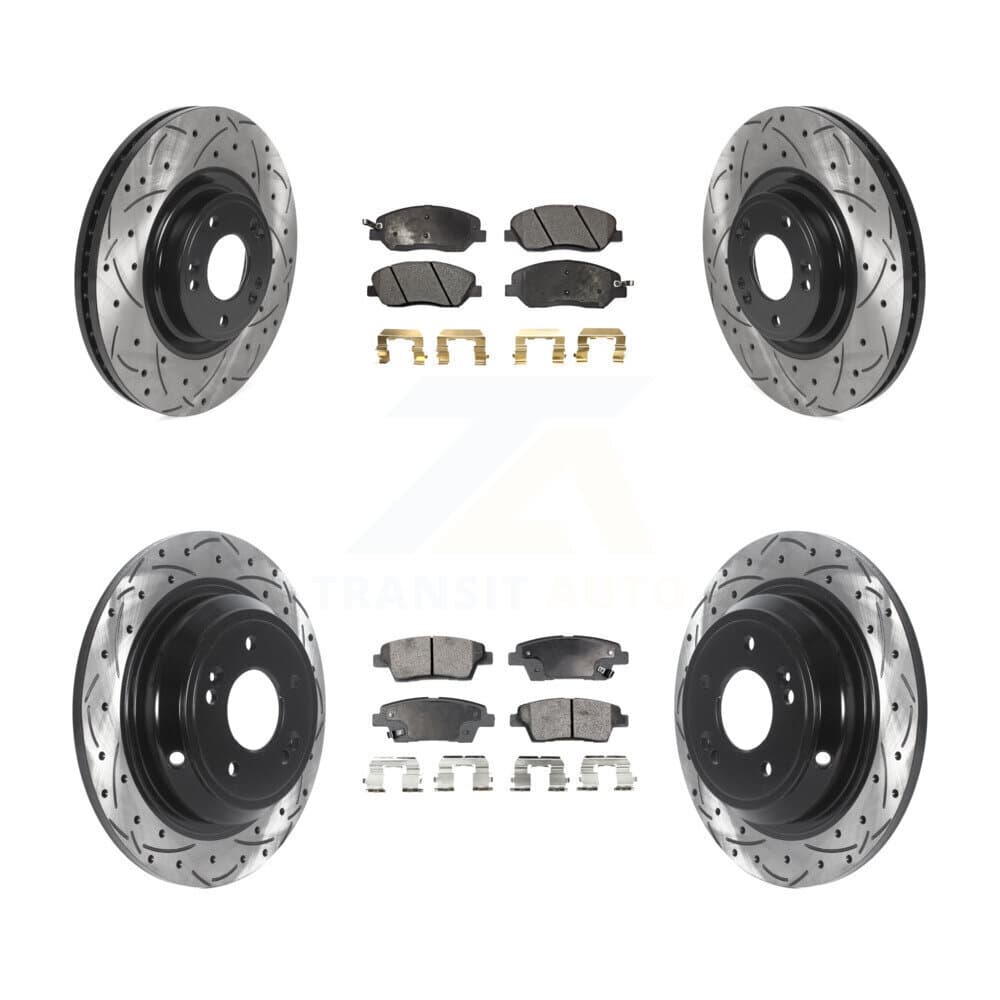 Transit Auto - KDT-100857 - Front and Rear Disc Brake Kits image 1
