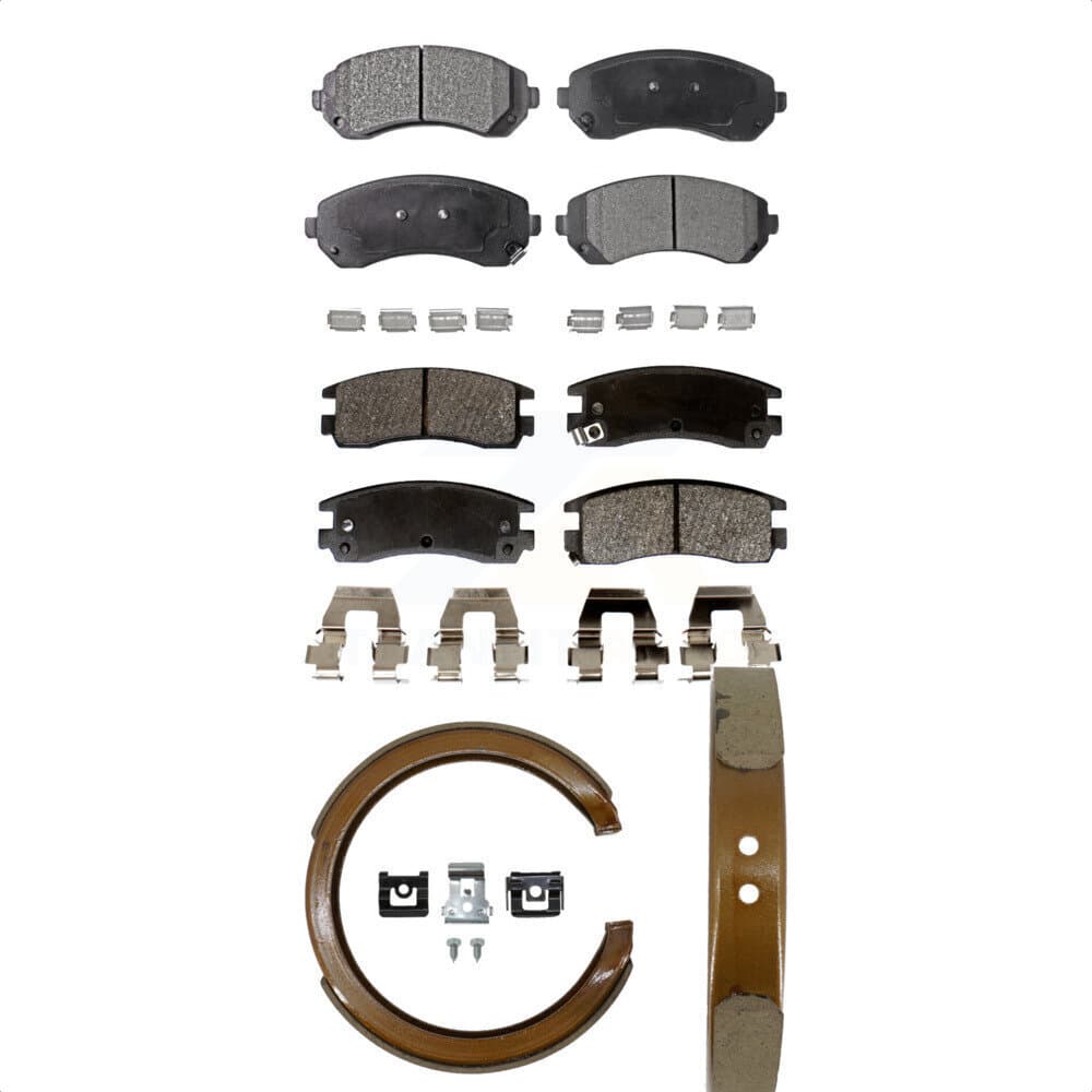 Transit Auto - KFN-100539 - Front and Rear Disc Brake Pad Kits image 1