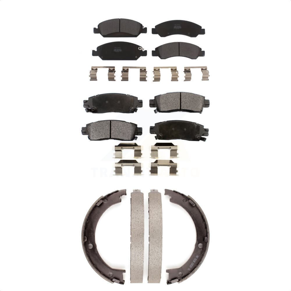 Transit Auto - KFN-100590 - Front and Rear Disc Brake Pad Kits image 1