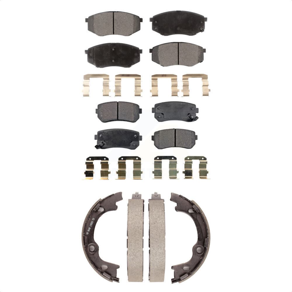 Transit Auto - KFN-100595 - Front and Rear Disc Brake Pad Kits image 1