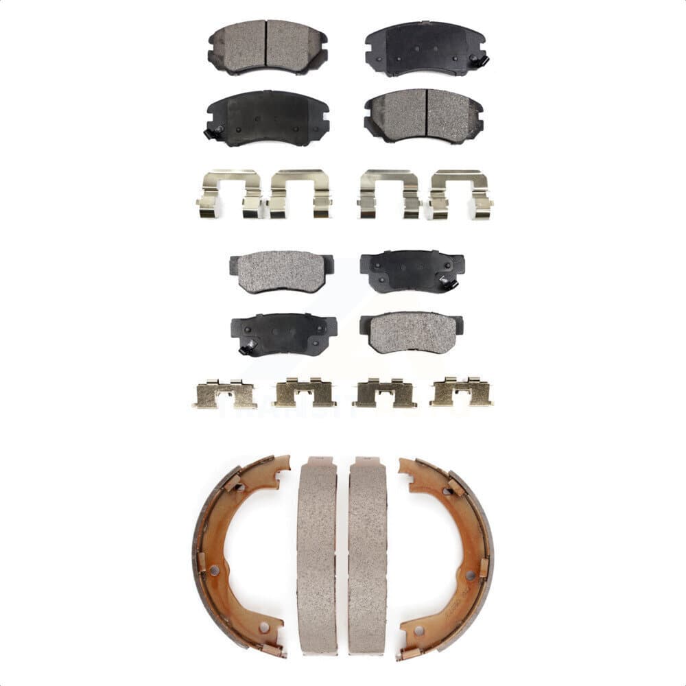 Transit Auto - KFN-100596 - Front and Rear Disc Brake Pad Kits image 1