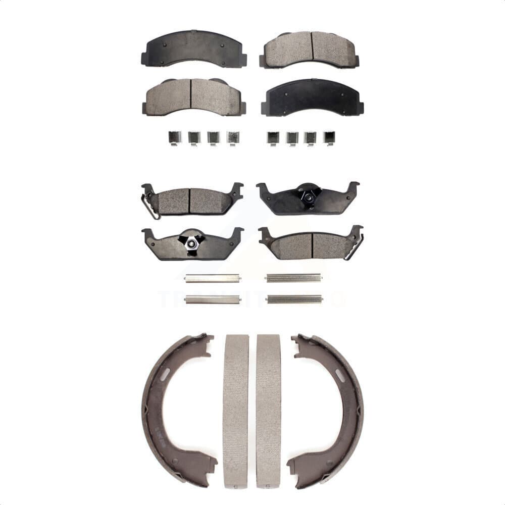 Transit Auto - KFN-100619 - Front and Rear Disc Brake Pad Kits image 1