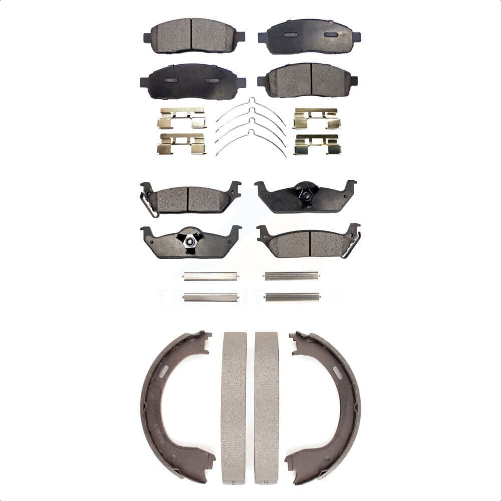 Transit Auto - KFN-100620 - Front and Rear Disc Brake Pad Kits image 1