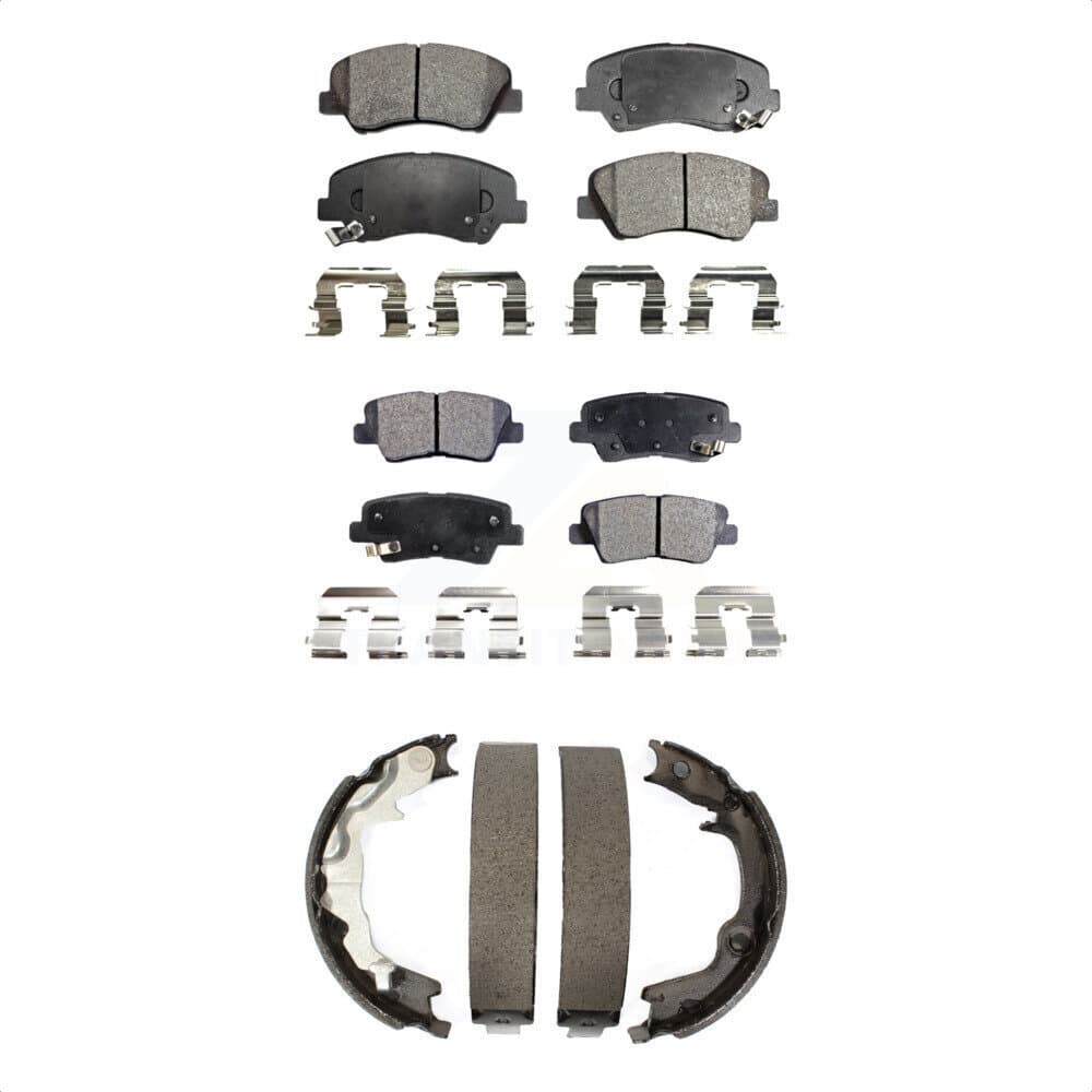 Transit Auto - KFN-100698 - Front and Rear Disc Brake Pad Kits image 1