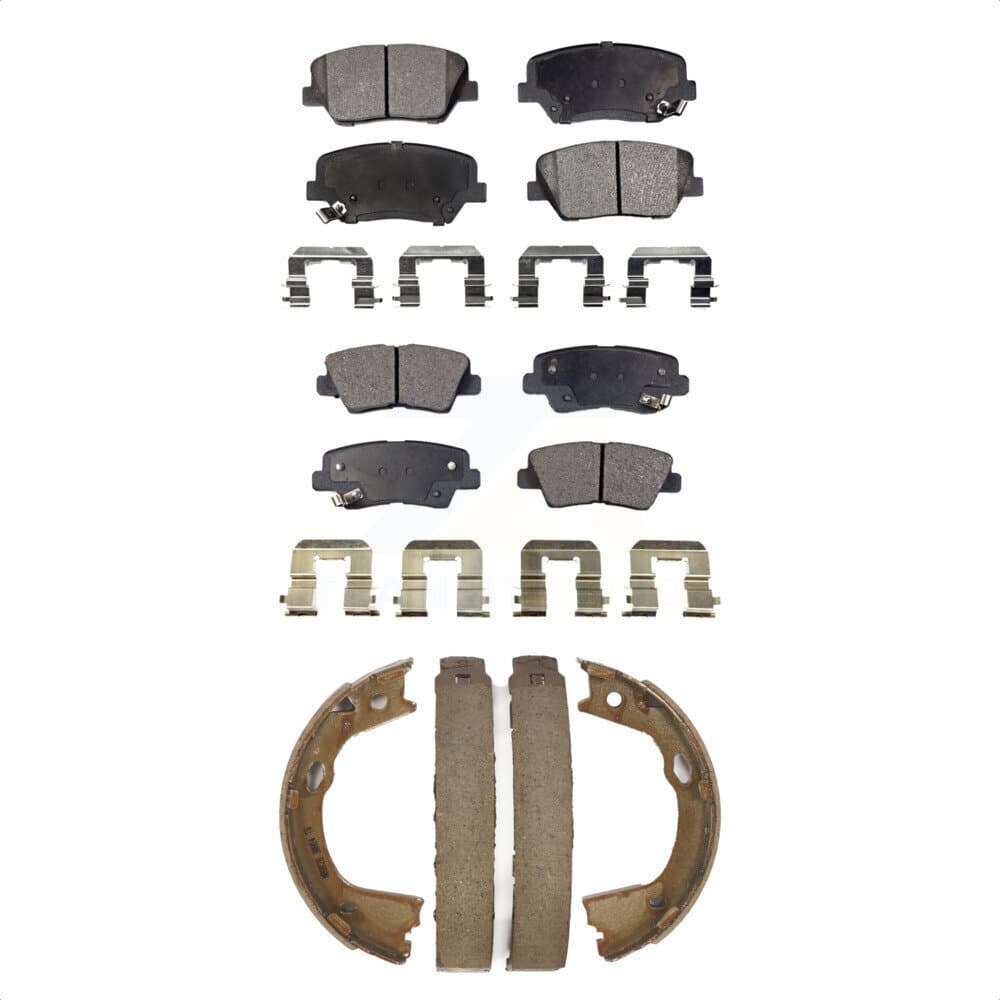 Transit Auto - KFN-100720 - Front and Rear Disc Brake Pad Kits image 1