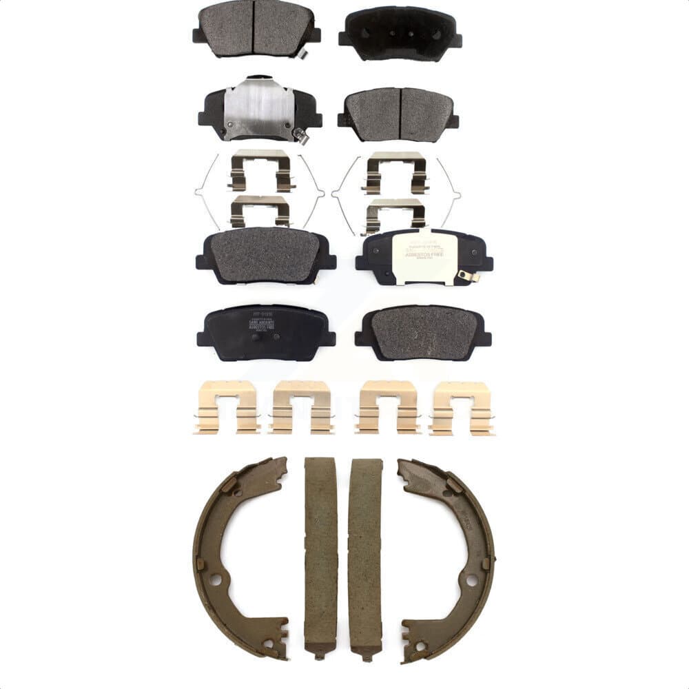 Transit Auto - KFN-100807 - Front and Rear Disc Brake Pad Kits image 1