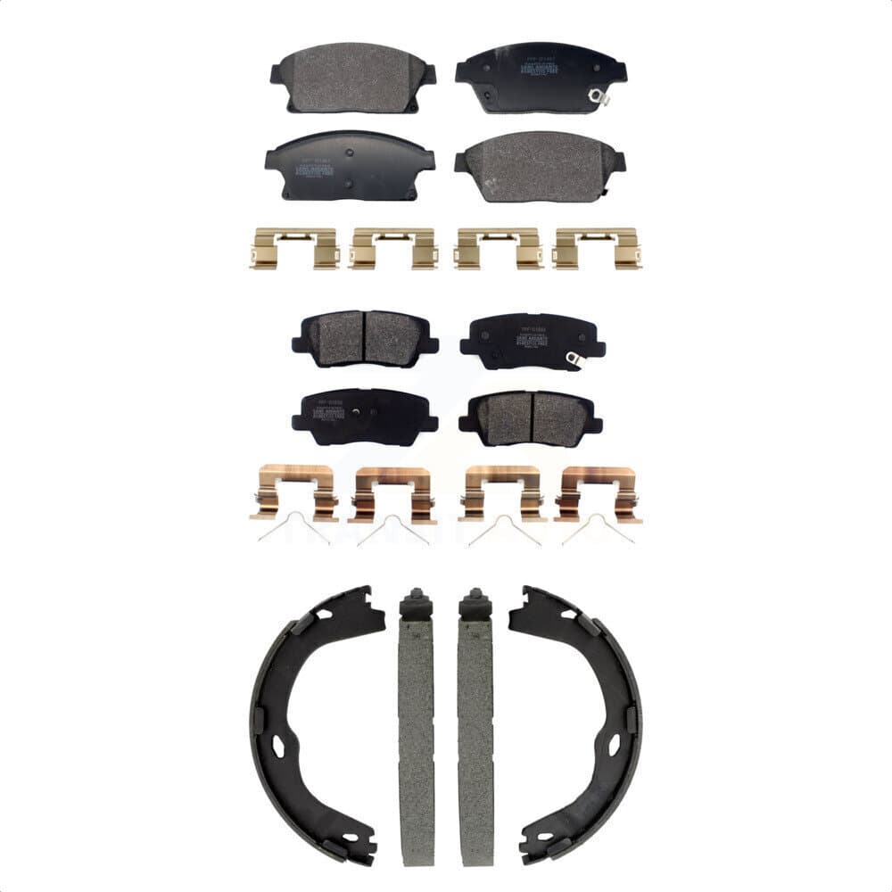 Transit Auto - KFN-100901 - Front and Rear Disc Brake Pad Kits image 1