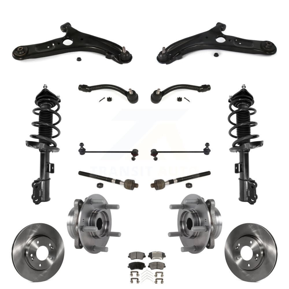 Transit Auto - KM-100387 - Front Suspension Strut and Coil Spring Assembly Kits image 1