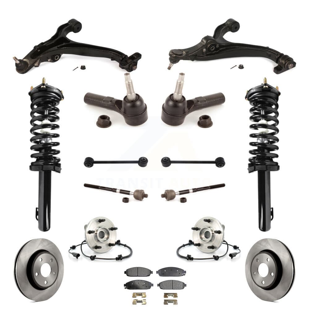 Transit Auto - KM-100393 - Front Suspension Strut and Coil Spring Assembly Kits image 1