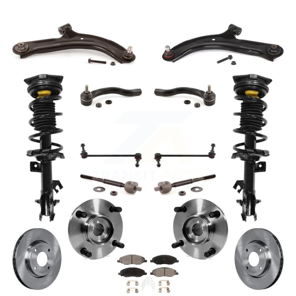 Transit Auto - KM-100398 - Front Suspension Strut and Coil Spring Assembly Kits image 1