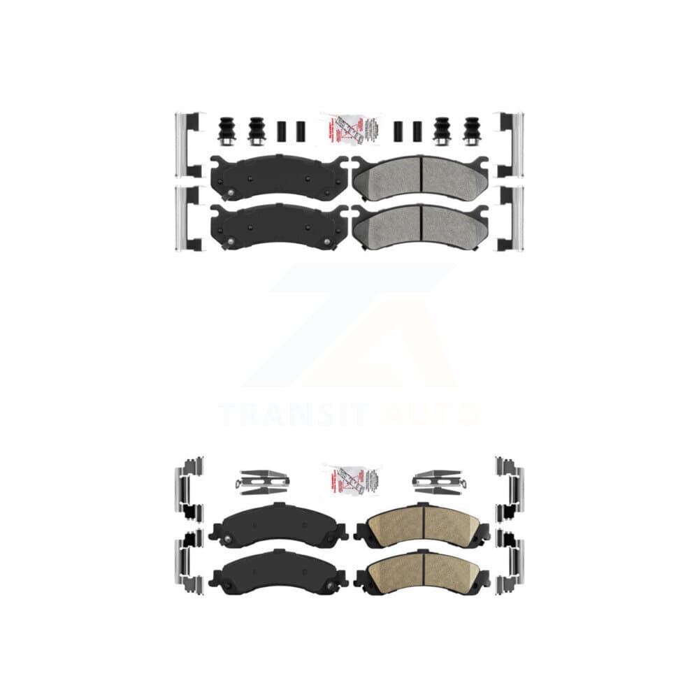 AmeriBRAKES - KNF-100091 - Front and Rear Disc Brake Pad Kits image 1