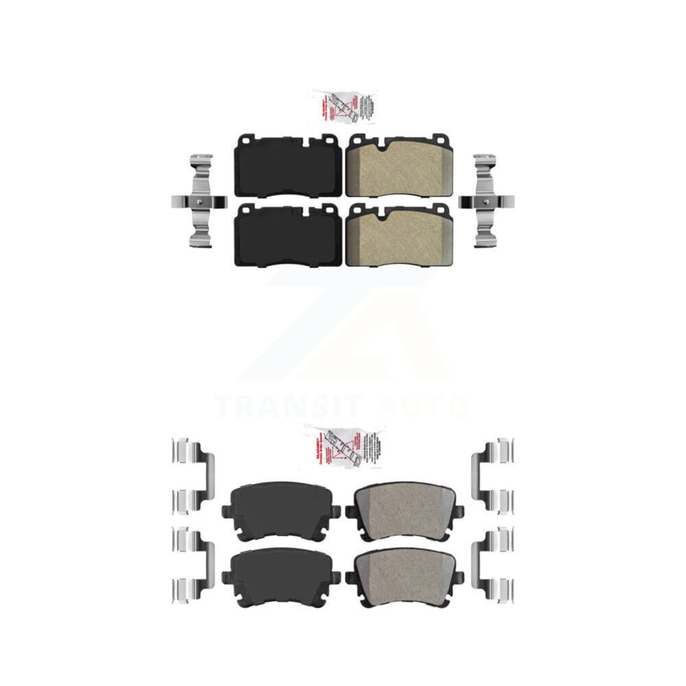 AmeriBRAKES - KNF-100141 - Front and Rear Disc Brake Pad Kits image 1