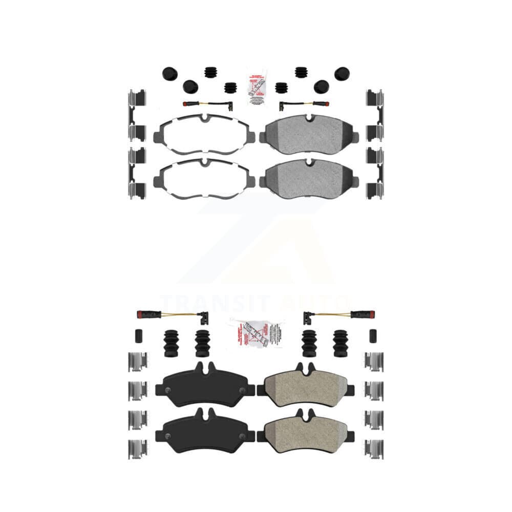 AmeriBRAKES - KNF-100247 - Front and Rear Disc Brake Pad Kits image 1