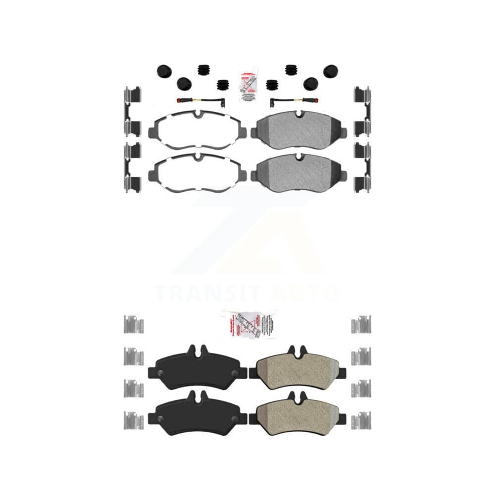 AmeriBRAKES - KNF-100248 - Front and Rear Disc Brake Pad Kits image 1