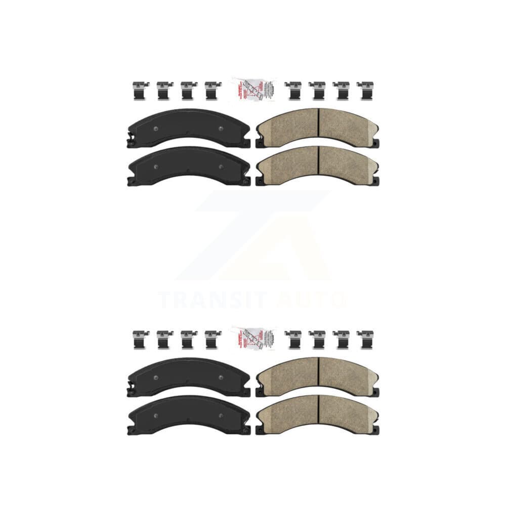 AmeriBRAKES - KNF-100361 - Front and Rear Disc Brake Pad Kits image 1