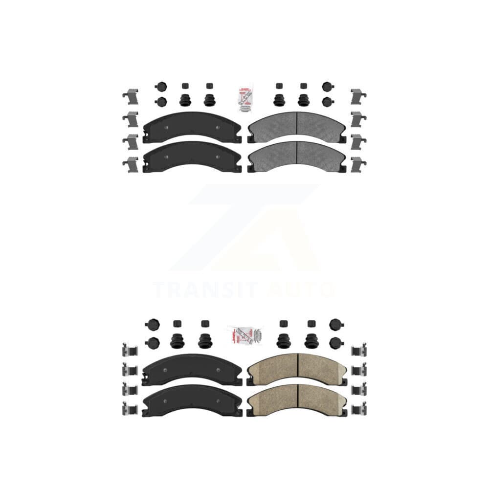 AmeriBRAKES - KNF-100369 - Front and Rear Disc Brake Pad Kits image 1