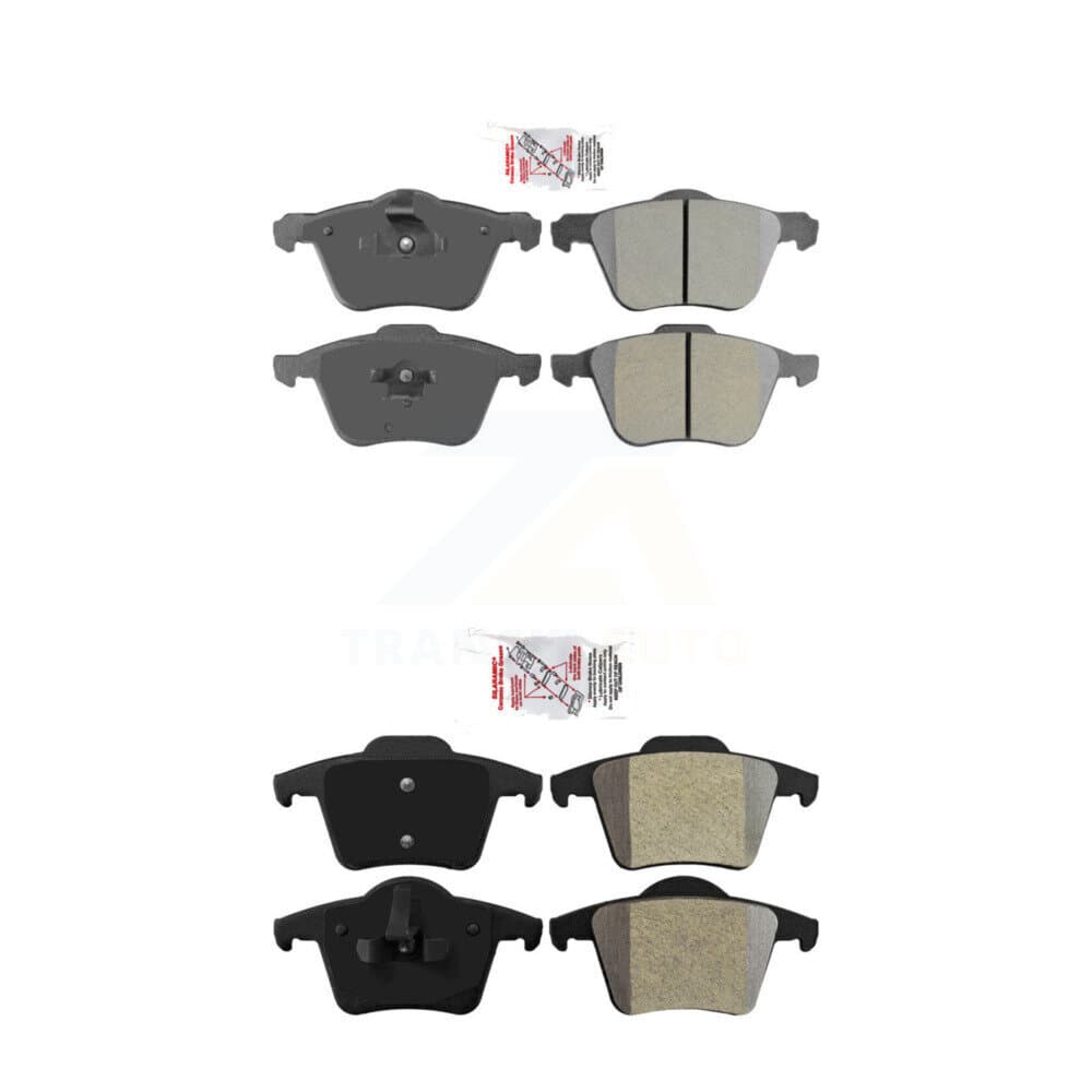 AmeriBRAKES - KNF-100416 - Front and Rear Disc Brake Pad Kits image 1